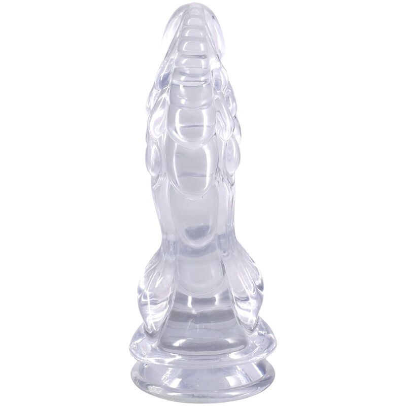 Фентезійний фалоімітатор Doc Johnson Crystal Jellies - Invader Dong 8.5 Inch - Clear