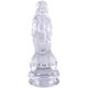 Фентезійний фалоімітатор Doc Johnson Crystal Jellies - Invader Dong 8.5 Inch - Clear