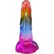 Фалоімітатор Doc Johnson Crystal Jellies - 9.5 Inch Dildo - Rainbow Фалоімітатор Doc Johnson Crystal Jellies - 9.5 Inch Dildo - Rainbow