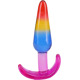 Набір анальних пробок Doc Johnson Crystal Jellies - Anal Trainer Set - Rainbow