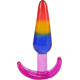 Набір анальних пробок Doc Johnson Crystal Jellies - Anal Trainer Set - Rainbow