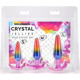 Набір анальних пробок Doc Johnson Crystal Jellies - Anal Trainer Set - Rainbow