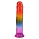 Дилдо Doc Johnson Crystal Jellies - 8.5 Inch Сlassic Dong - Rainbow Дилдо Doc Johnson Crystal Jellies - 8.5 Inch Сlassic Dong - Rainbow