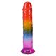 Дилдо Doc Johnson Crystal Jellies - 8.5 Inch Сlassic Dong - Rainbow Дилдо Doc Johnson Crystal Jellies - 8.5 Inch Сlassic Dong - Rainbow