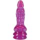 Фентезійний фалоімітатор Doc Johnson Crystal Jellies - Invader Dong 8.5 Inch - Purple