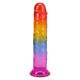 Дилдо Doc Johnson Crystal Jellies - 7 Inch Сlassic Dong - Rainbow Дилдо Doc Johnson Crystal Jellies - 7 Inch Сlassic Dong - Rainbow
