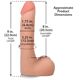 Фалоімітатор Doc Johnson The Realistic Cock ULTRASKYN - 9 Inch with Balls Vanilla Фалоімітатор Doc Johnson The Realistic Cock ULTRASKYN - 9 Inch with Balls Vanilla