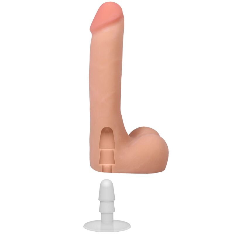 Фалоімітатор Doc Johnson The Realistic Cock ULTRASKYN - 9 Inch with Balls Vanilla Фалоімітатор Doc Johnson The Realistic Cock ULTRASKYN - 9 Inch with Balls Vanilla
