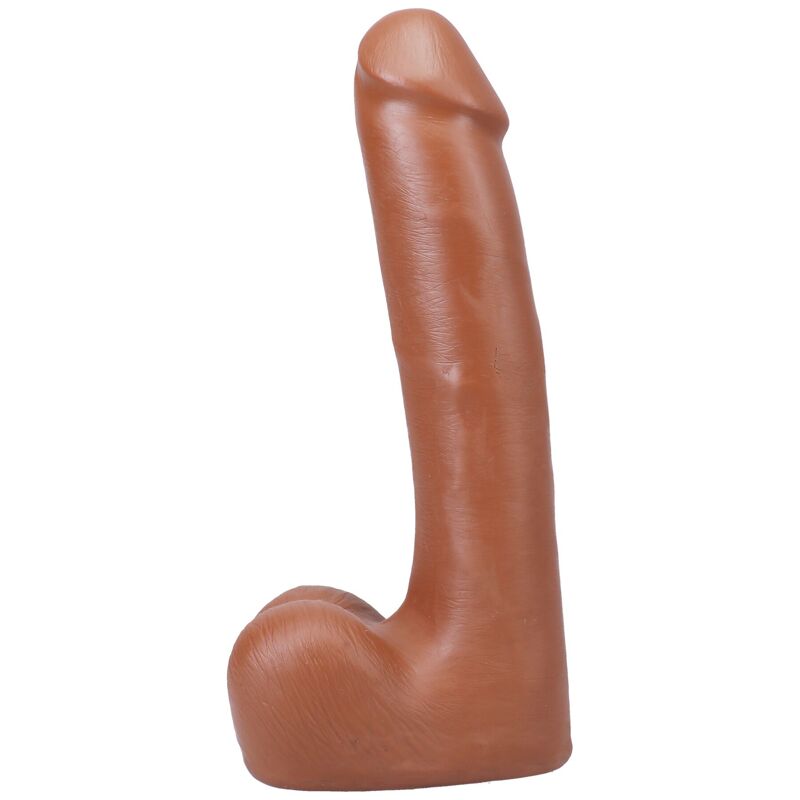 Фалоімітатор Doc Johnson The Realistic Cock ULTRASKYN - 9 Inch with Balls Caramel Фалоімітатор Doc Johnson The Realistic Cock ULTRASKYN - 9 Inch with Balls Caramel