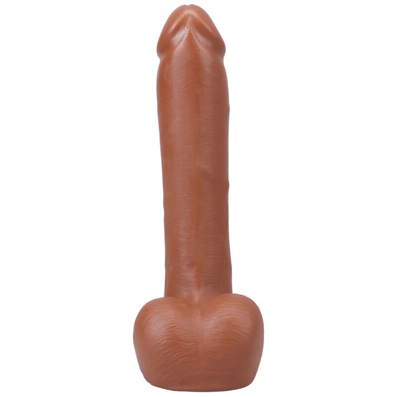Фалоімітатор Doc Johnson The Realistic Cock ULTRASKYN - 9 Inch with Balls Caramel Фалоімітатор Doc Johnson The Realistic Cock ULTRASKYN - 9 Inch with Balls Caramel