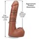 Фалоімітатор Doc Johnson The Realistic Cock ULTRASKYN - 9 Inch with Balls Caramel Фалоімітатор Doc Johnson The Realistic Cock ULTRASKYN - 9 Inch with Balls Caramel