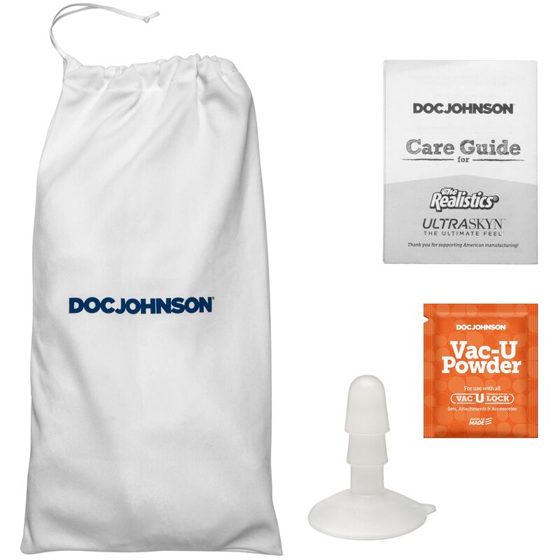 Фалоімітатор Doc Johnson The Realistic Cock ULTRASKYN - 9 Inch with Balls Caramel Фалоімітатор Doc Johnson The Realistic Cock ULTRASKYN - 9 Inch with Balls Caramel