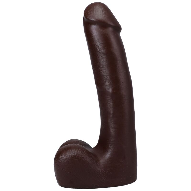 Фалоімітатор Doc Johnson The Realistic Cock ULTRASKYN - 9 Inch with Balls Chocolate Фалоімітатор Doc Johnson The Realistic Cock ULTRASKYN - 9 Inch with Balls Chocolate