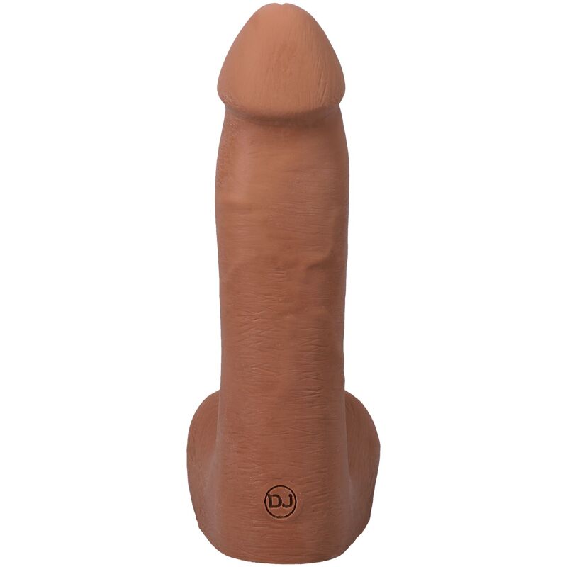 Фалоімітатор Doc Johnson The Realistic Cock ULTRASKYN - 7 Inch with Balls Caramel