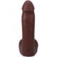 Фалоімітатор Doc Johnson The Realistic Cock ULTRASKYN - 7 Inch with Balls Chocolate