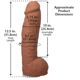 Фалоімітатор Doc Johnson The Realistic Cock ULTRASKYN - 12 Inch Hung with Balls Caramel Фалоімітатор Doc Johnson The Realistic Cock ULTRASKYN - 12 Inch Hung with Balls Caramel