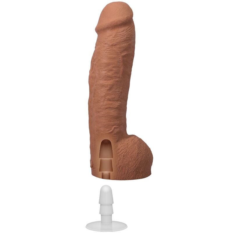 Фалоімітатор Doc Johnson The Realistic Cock ULTRASKYN - 12 Inch Hung with Balls Caramel Фалоімітатор Doc Johnson The Realistic Cock ULTRASKYN - 12 Inch Hung with Balls Caramel