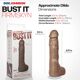 Фалоімітатор, що кінчає Doc Johnson The Realistic Cock ULTRASKYN - Squirting 9,5 Inch Caramel
