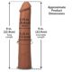 Фалоімітатор Doc Johnson The Realistic Cock ULTRASKYN - 9 Inch Caramel