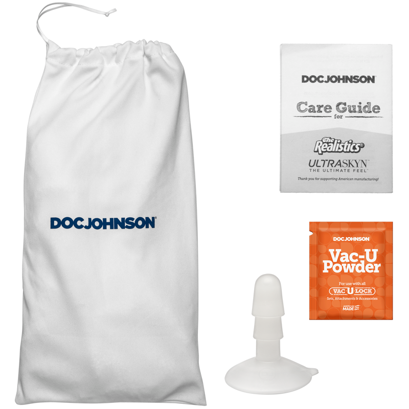 Фалоімітатор Doc Johnson The Realistic Cock ULTRASKYN - 9 Inch Chocolate Фалоімітатор Doc Johnson The Realistic Cock ULTRASKYN - 9 Inch Chocolate