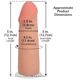 Фалоімітатор Doc Johnson The Realistic Cock ULTRASKYN - 5 Inch Vanilla Фалоімітатор Doc Johnson The Realistic Cock ULTRASKYN - 5 Inch Vanilla