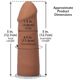 Фалоімітатор Doc Johnson The Realistic Cock ULTRASKYN - 5 Inch Caramel Фалоімітатор Doc Johnson The Realistic Cock ULTRASKYN - 5 Inch Caramel