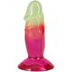 Дилдо Doc Johnson Crystal Jellies - 4.5 Inch Classic Dong - Rainbow
