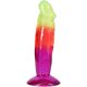 Дилдо Doc Johnson Crystal Jellies - 6.5 Inch Classic Dong - Rainbow Дилдо Doc Johnson Crystal Jellies - 6.5 Inch Classic Dong - Rainbow