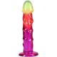 Дилдо Doc Johnson Crystal Jellies - 7.5 Inch Classic Dong - Rainbow
