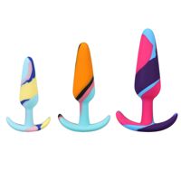 Набор анальных пробок Doc Johnson Mood Naughty 1 Kaleidoscope Trainer Set