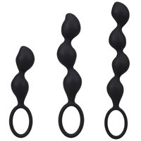 Набір анальних іграшок Doc Johnson Mood Naughty Contour Beads Trainer Set