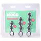 Набір анальних іграшок Doc Johnson Mood Naughty Contour Beads Trainer Set