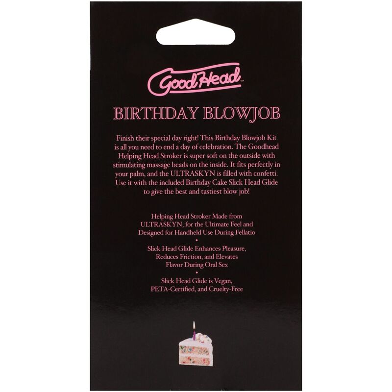 Набір для мінету Doc Johnson GoodHead Birthday Blowjob Kit