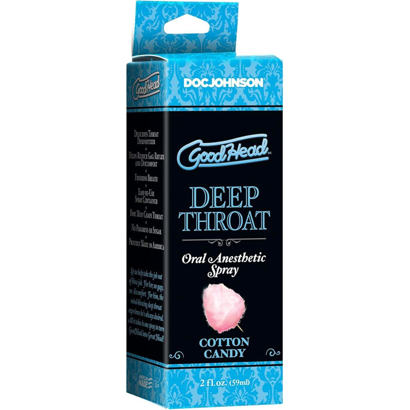 Спрей для мінету Doc Johnson GoodHead DeepThroat - Cotton Candy 59 мл (м'яте паковання!!!) Спрей для мінету Doc Johnson GoodHead DeepThroat - Cotton Candy 59 мл (м'яте паковання!!!)