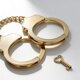 Наручники металеві DS Fetish, золоті Наручники металеві DS Fetish, золоті