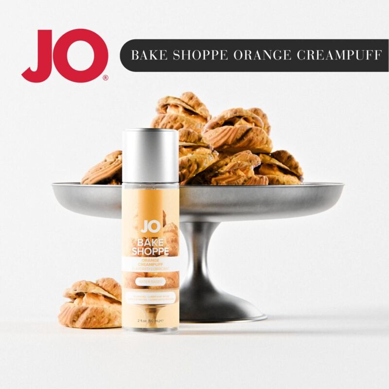 Лубрикант на водной основе JO Bake Shoppe - Orange Creampuff 60 мл, без сахара и парабенов