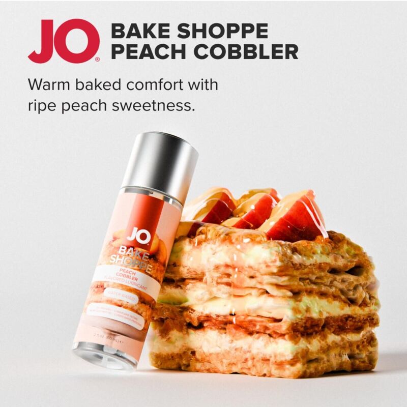 Лубрикант на водной основе JO Bake Shoppe - Peach Cobbler 60 мл, без сахара и парабенов Лубрикант на водной основе JO Bake Shoppe - Peach Cobbler 60 мл, без сахара и парабенов