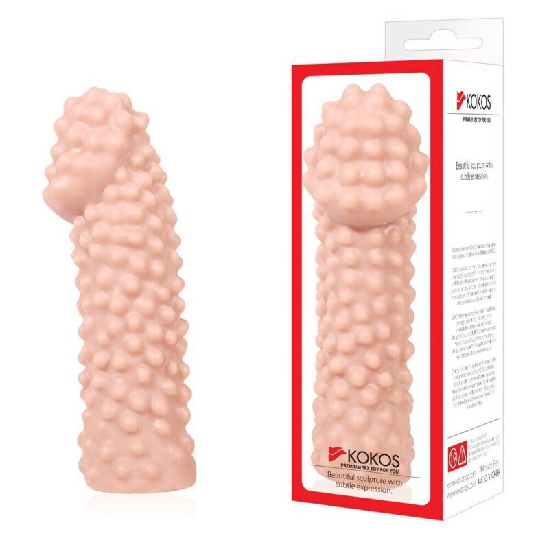 Насадка на член Kokos Extreme Sleeve ES.10 размер S, утолщающая, стимулирующий рельеф Насадка на член Kokos Extreme Sleeve ES.10 размер S, утолщающая, стимулирующий рельеф