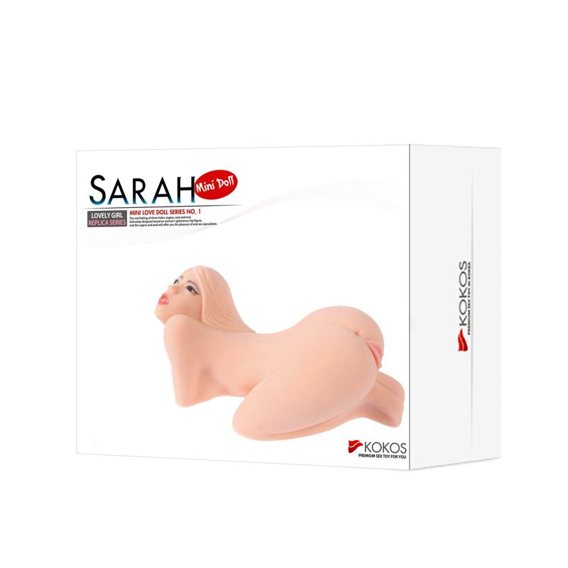 Мастурбатор мини-кукла Kokos Sarah 2WayPlus с вибрацией и массажем Мастурбатор мини-кукла Kokos Sarah 2WayPlus с вибрацией и массажем