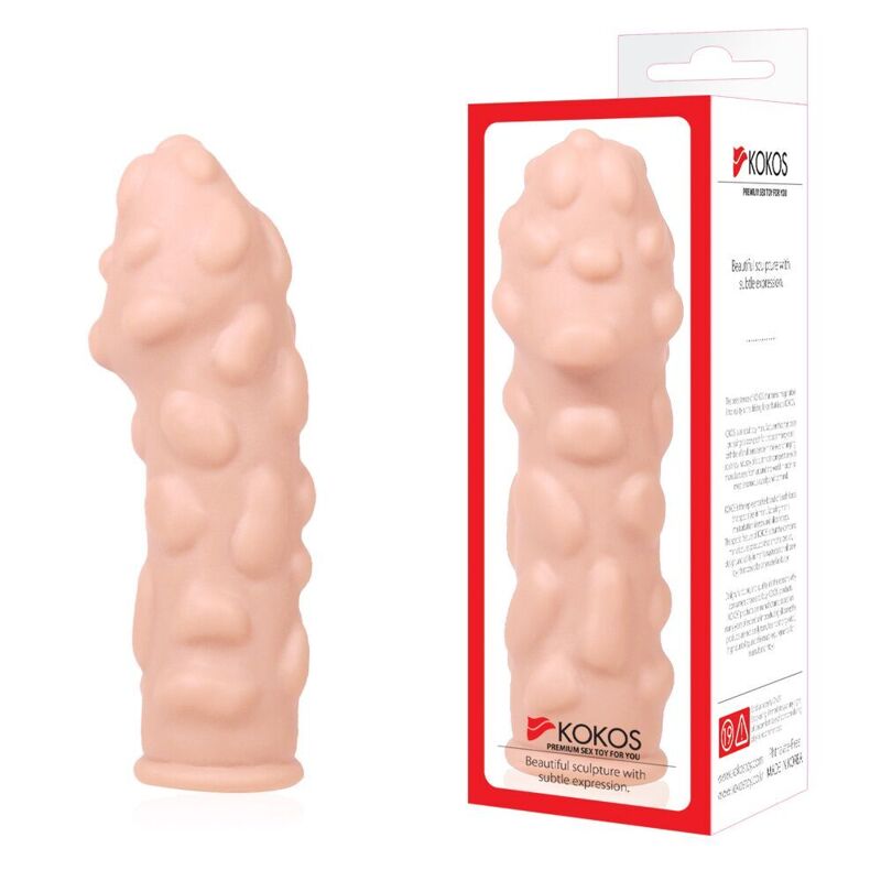 Насадка на член Kokos Extreme Sleeve ES.11 размер S, утолщающая, стимулирующий рельеф