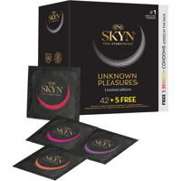 Безлатексные премиум-презервативы SKYN Unknown Pleasures 42+5 шт FREE, 6 разных видов