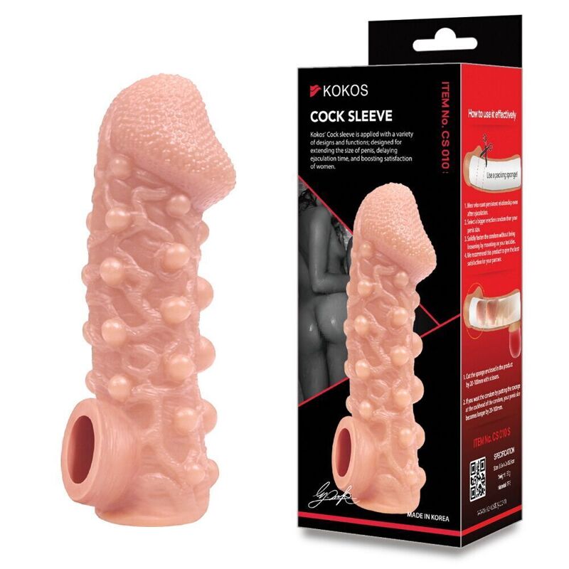 Насадка на член Kokos Cock Sleeve CS 010 S (мятая упаковка!!!) Насадка на член Kokos Cock Sleeve CS 010 S (мятая упаковка!!!)