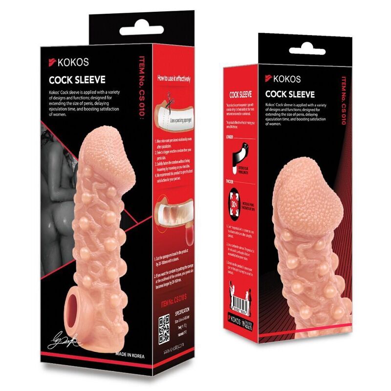 Насадка на член Kokos Cock Sleeve CS 010 S (мятая упаковка!!!) Насадка на член Kokos Cock Sleeve CS 010 S (мятая упаковка!!!)