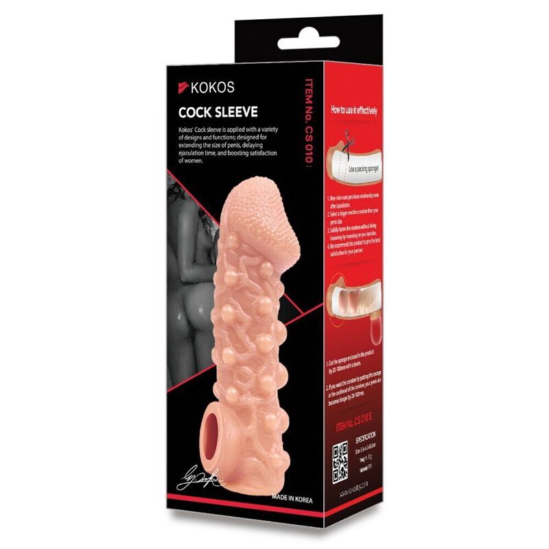 Насадка на член Kokos Cock Sleeve CS 010 S (мятая упаковка!!!) Насадка на член Kokos Cock Sleeve CS 010 S (мятая упаковка!!!)