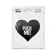 Пестис-сердечки Art of Sex - Fuck me, черный Пестис-сердечки Art of Sex - Fuck me, черный