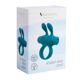 Эрекционное виброкольцо S Pleasures Premium Rabbit Ring бирюзовое, со съемной вибропулей и ушками Эрекционное виброкольцо S Pleasures Premium Rabbit Ring бирюзовое, со съемной вибропулей и ушками