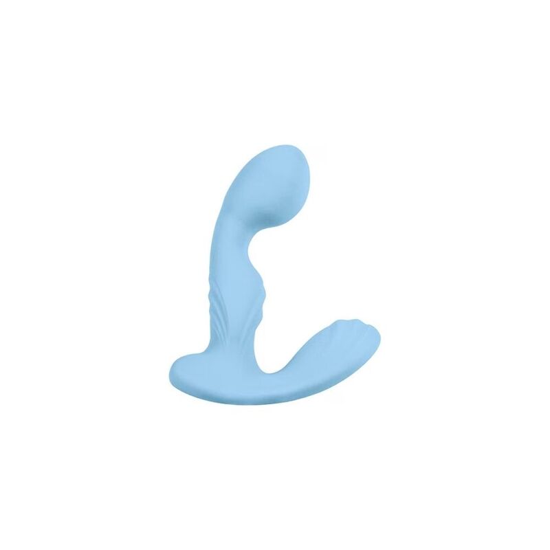 Вибромассажер простаты S Pleasures Premium FUZZY, бирюзовый, с рельефом, 10 режимов вибрации Вибромассажер простаты S Pleasures Premium FUZZY, бирюзовый, с рельефом, 10 режимов вибрации