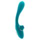 Вибратор S Pleasures Dual Suction - Turquoise