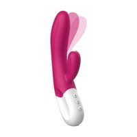 Вибратор-кролик Liebe Bend It Plus Rechargeable Cerise, гибкий, 2 мотора, 10 режимов Вибратор-кролик Liebe Bend It Plus Rechargeable Cerise, гибкий, 2 мотора, 10 режимов