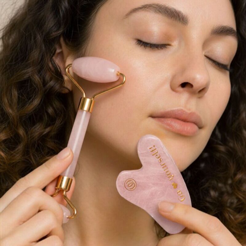 Набор массажеров гуаша Womanizer Gua Sha Set, роллер и скребок